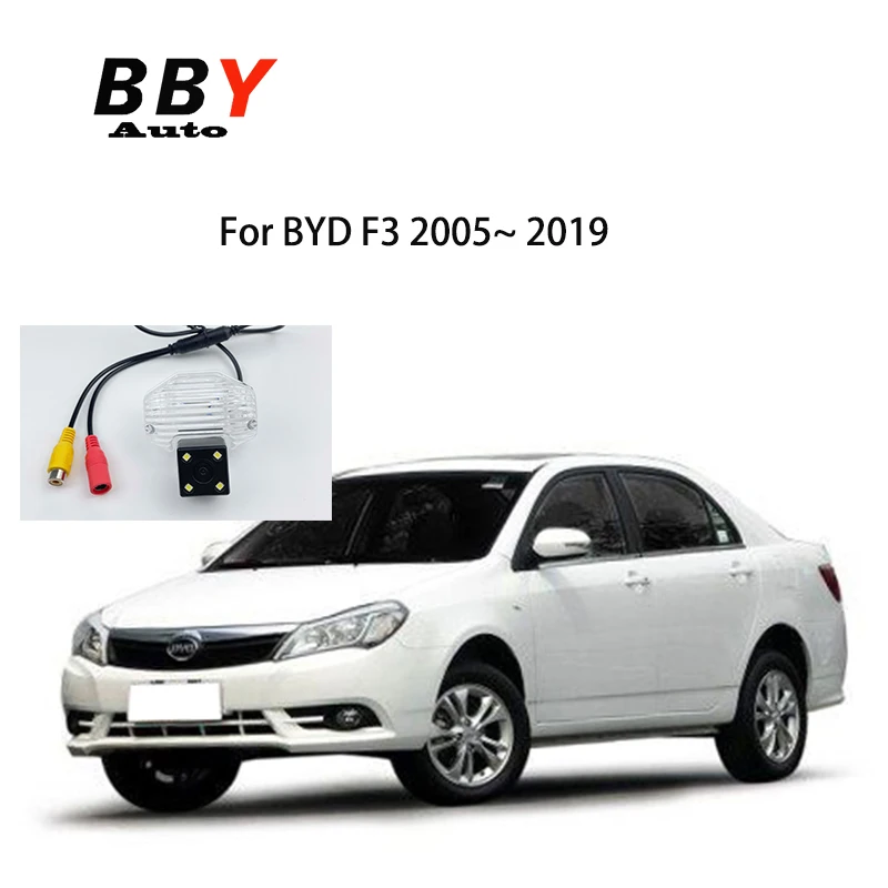 

Reversing Camera For BYD F3 2005~ 2019 Night Vision vehical backup parking license plate rear view camera