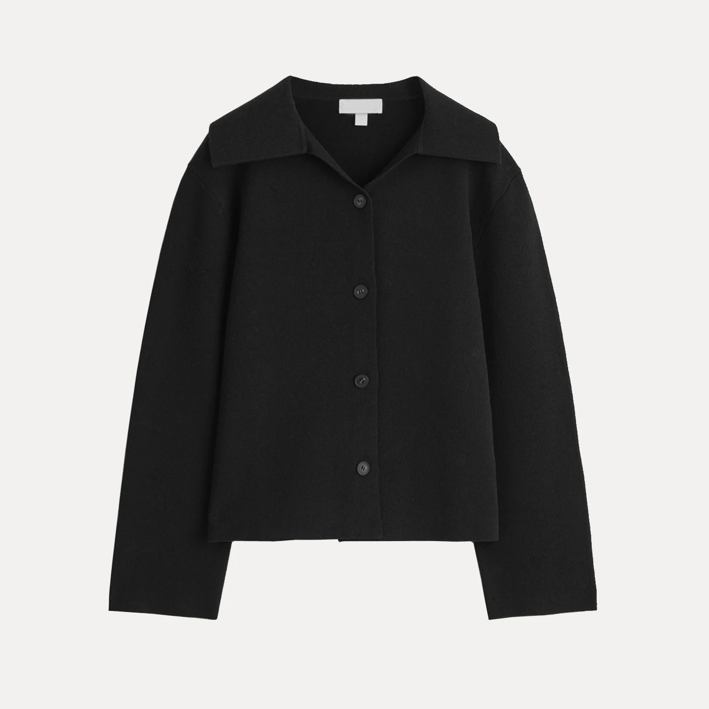 

Casual Knitted Jaet Women's Sle Collared Outerwear Stand Fit Other Material 00% for Ladies Autumn Season China Made