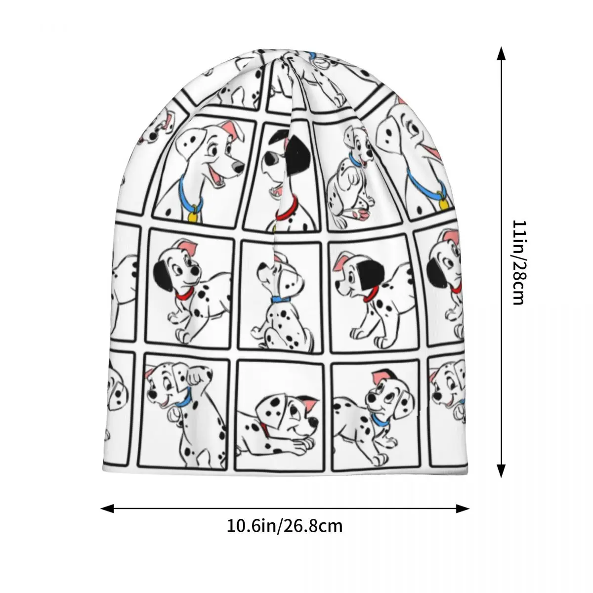 หมวกบีนนี่ลายกลุ่มสุนัขดัลเมเชียน 101 ตัว สไตล์ดิสนีย์ ฮิปฮอป สำหรับผู้ชาย ผู้หญิง หมวกสตรีท หมวกคลุมศีรษะแบบอุ่น