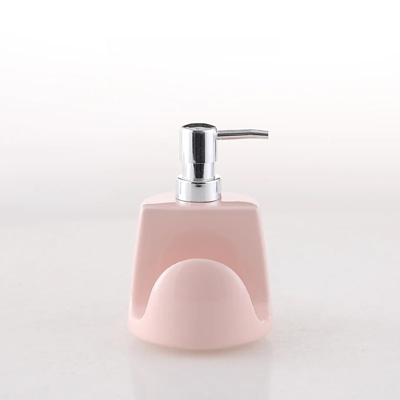 Botella de Cerámica para Desinfectante de Manos KULE HOME, Estilo Chino, para Hotel, Baño, Uso Doméstico, Champú, Gel de Baño, Botella con Dispensador, Botella para Loción