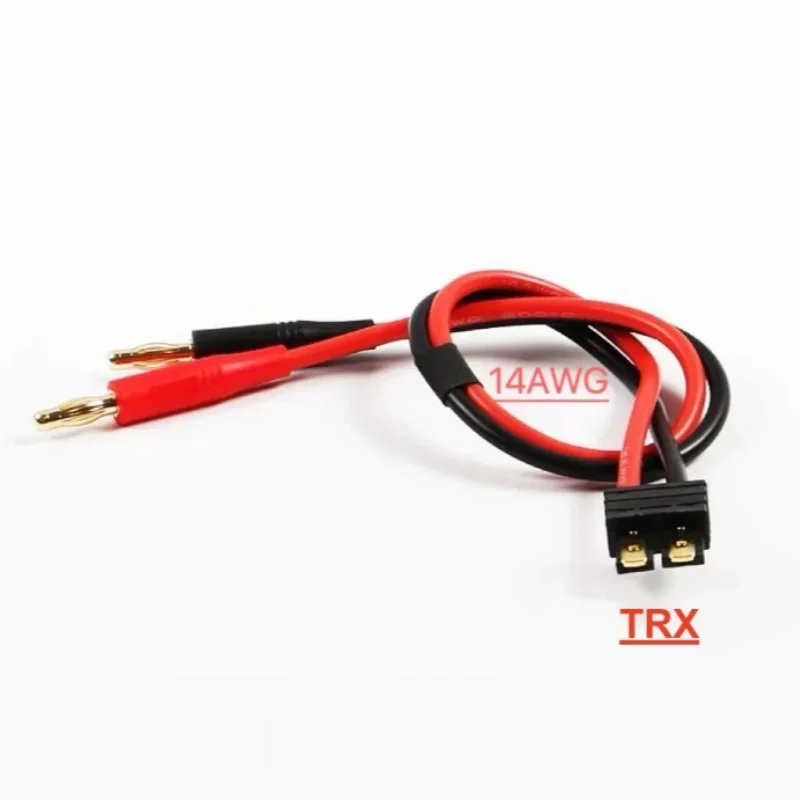 1pc XT60 XT30 EC3 TRX Male Female Connector To 4mm Banana Plug Silicone Cable 14AWG For RC Flight Model Battery Charging Toys