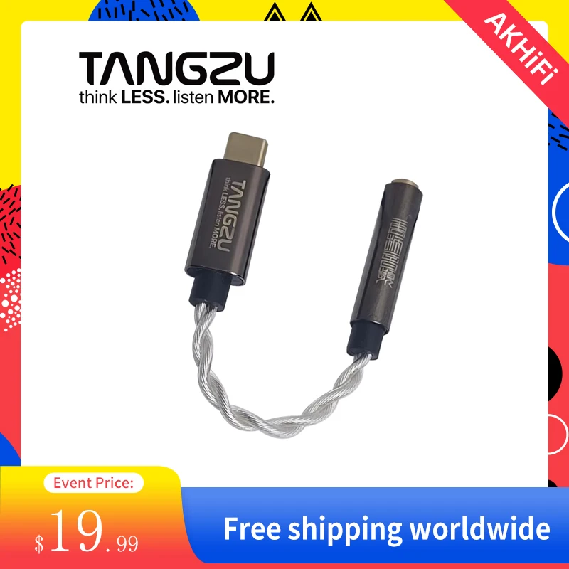 Tangzu Yin Xiangnang Headphone Adapter 3.5mm To Type-c Portable DAC Dongle SPV4040 Decoding Chip