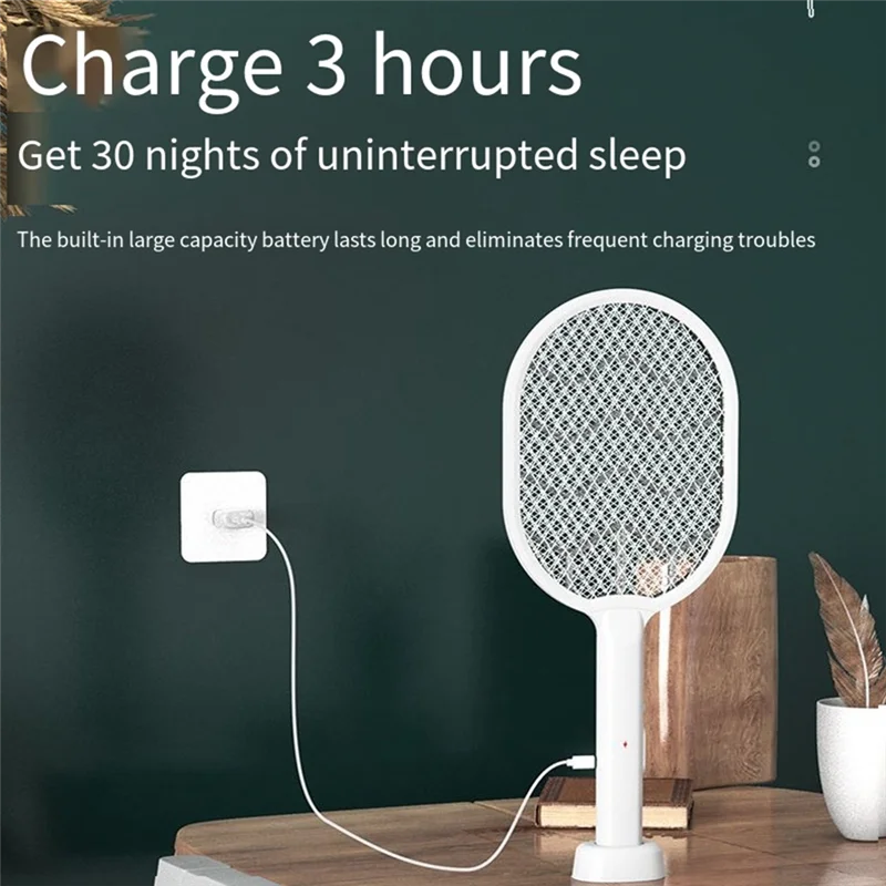 

B-Est Household Electric Mosquito Swatter USB Rechargeable Mosquito Trap Powerful Mosquito Lamp