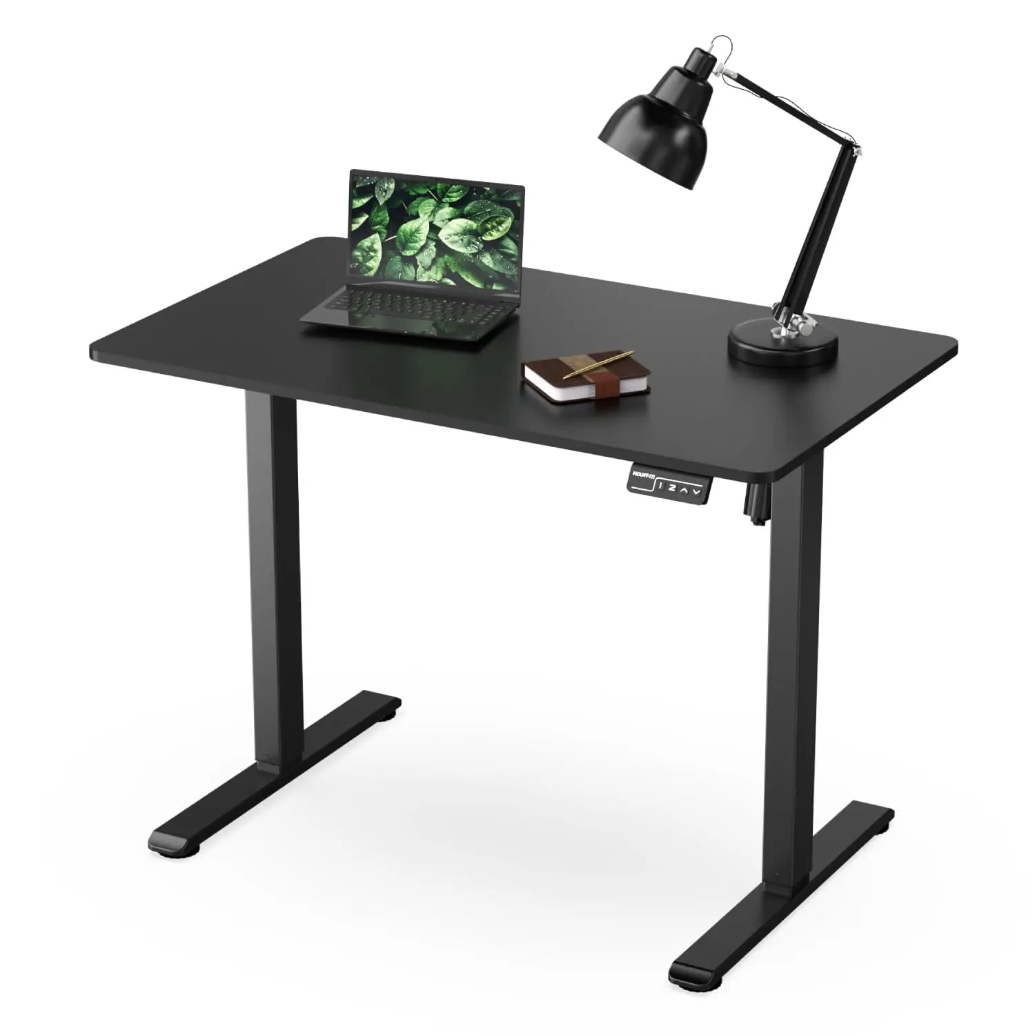 Electric Standing Desk Adjustable Height 40x24 Sit Stand Workstation Memory Presets Ergonomic Computer Table Black, Customized