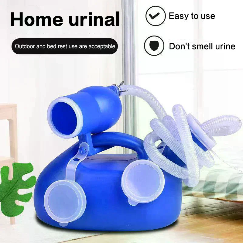 

Toilet Supply For Outdoor 2000ml Plastic Male Elderly Bed Potty Pee Bottle Collector With 160cm Tube Portable Pee Urine Bottle