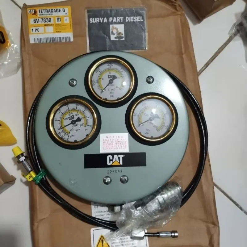 

Original Parts Heavy Equipment Machine Mechanic Service Tech Gauge Tetragauge 6V7830 6V-7830