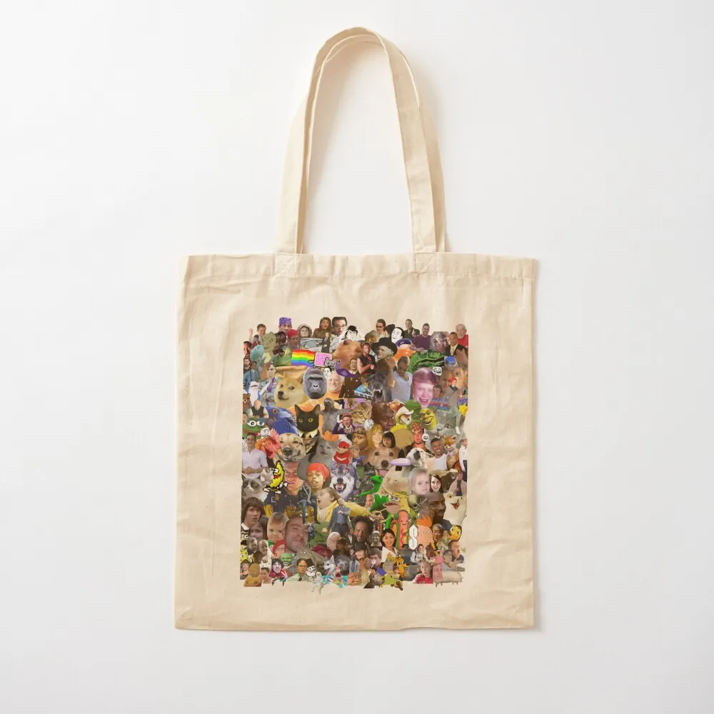 

Meme Collage Tote Bag