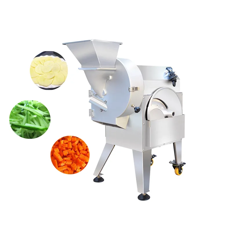 

multiple commercial root vegetable potato chips cutter vegetable slicer shred dicing cube cutting machine