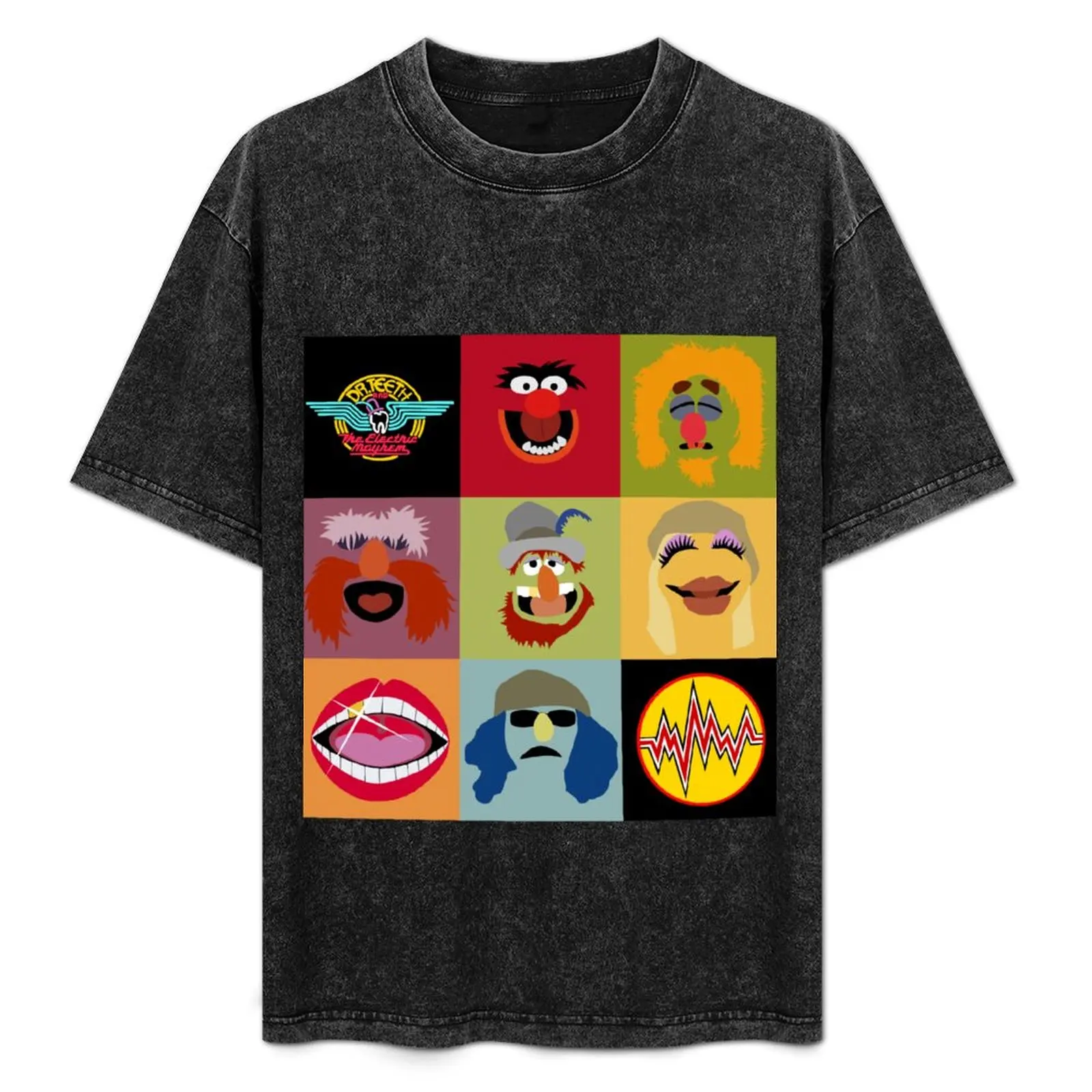 

Dr. Teeth and the Electric Mayhem ft Lips T-Shirt animal prinfor boys cotton graphic tees plus size clothes vintage t shirt men