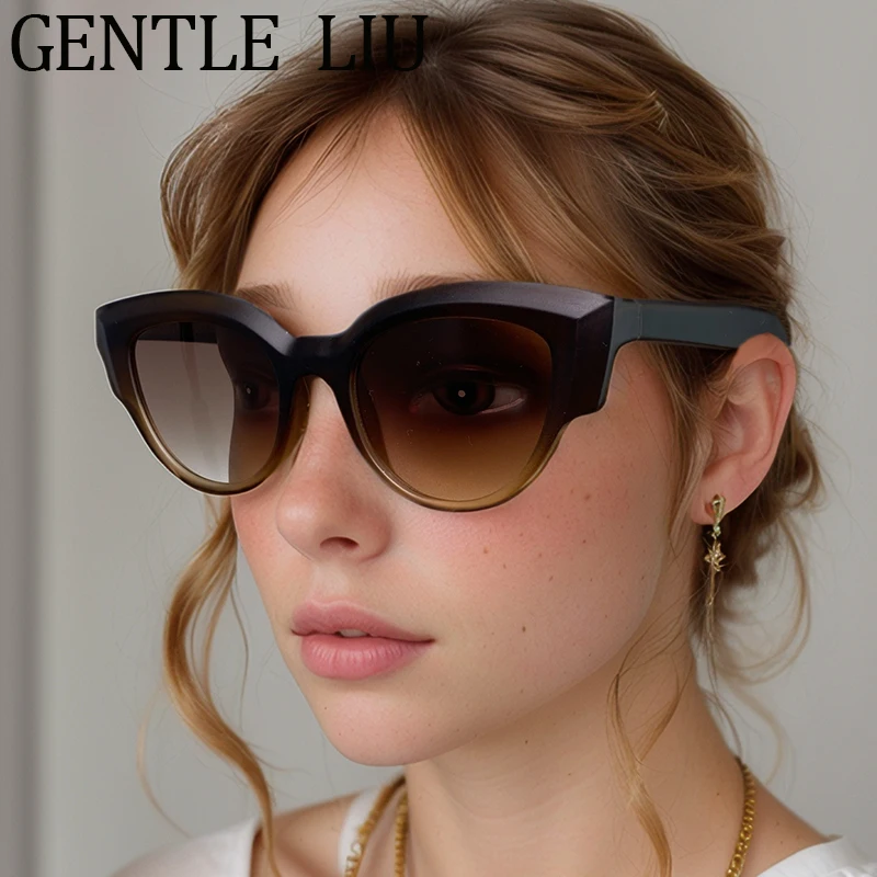 

2024 Stylish Cat Eye Sunglasses Women Men Luxury Brand Vintage Eyewear Fashionable Outdoor Travel Sun Glasses For Ladies UV400