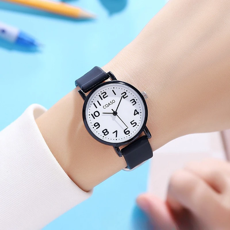 New Fashion Children's Quartz Watch Women's High Beauty Watch Trendy Student Niche Couple Watch Quartz Watch
