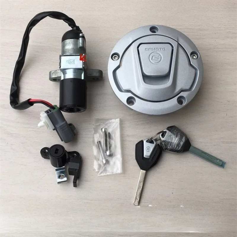 

Motorcycle Ignition Key Switch Lock Fuel Oil Tank Cover For CFMOTO 450MT CF450MT CF400-8 CF400-8A CF MOTO MT450 400-8 400-8A
