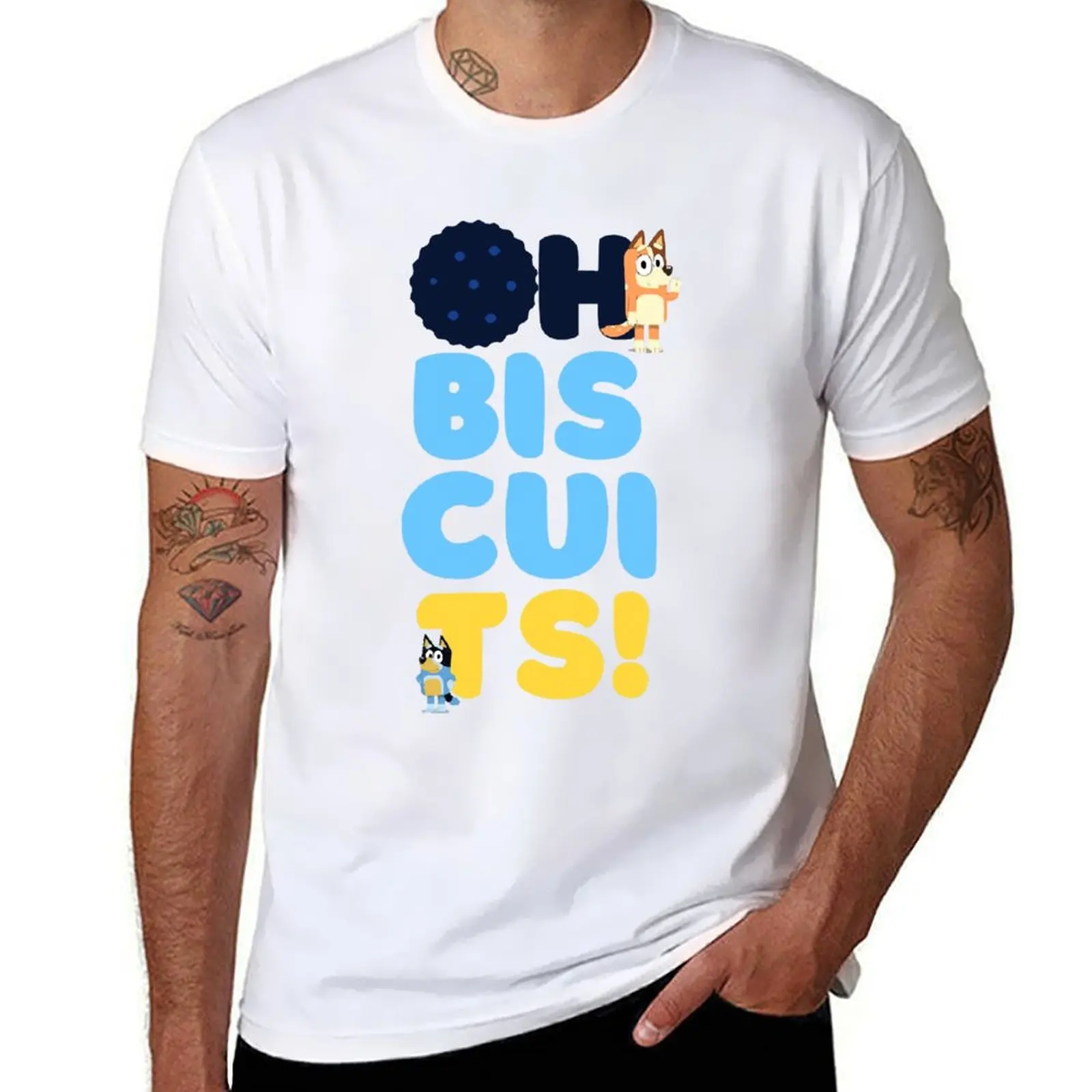 oh biscuits Copy T-Shirt man t shirts high quality luxury brand cotton t shirt man T-Shirt
