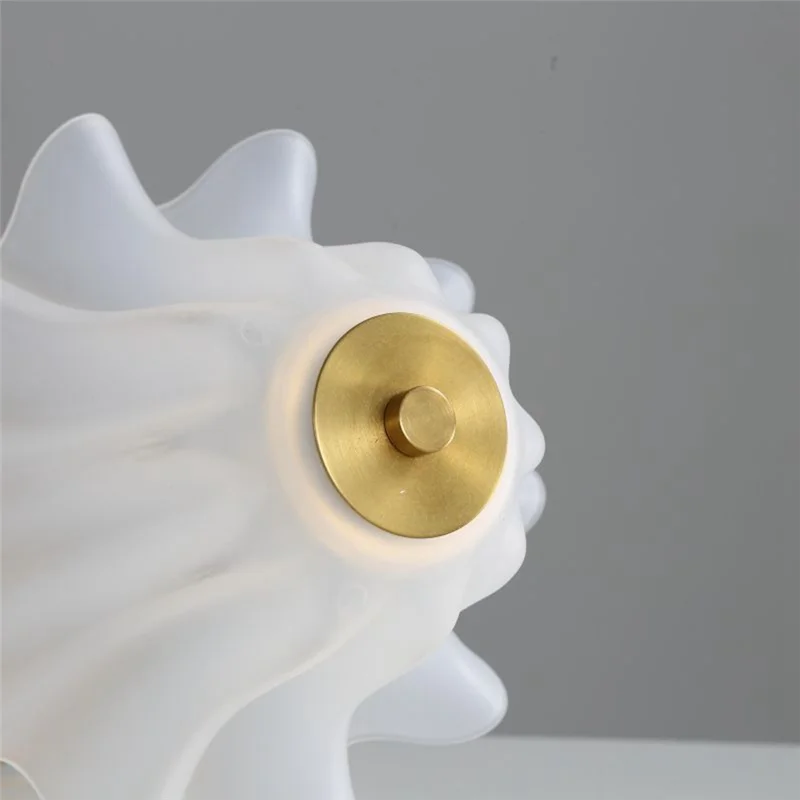 

MOPHE-USB Rechargeable LED Wireless Flower Lamp Touch-Sensitive Dimmable Tricolored Portable Reading Light Desk Decoration