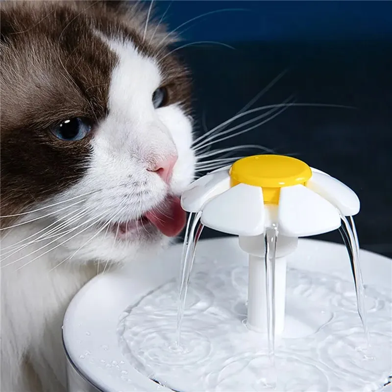 Pets Water Fountain Auto Filter USB Electric Mute Cat Drinker Bowl 1000mL Recirculate Filtring Drinker for Cats Water Dispenser