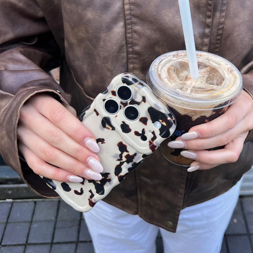 Tortoiseshell Phone Case For Samsung Galaxy A17 M16 A56 A36 A26 A16 A35 A55 A25 A05s A15 A54 A34 A24 A14 A04 A13 A73 A53 4G 5G