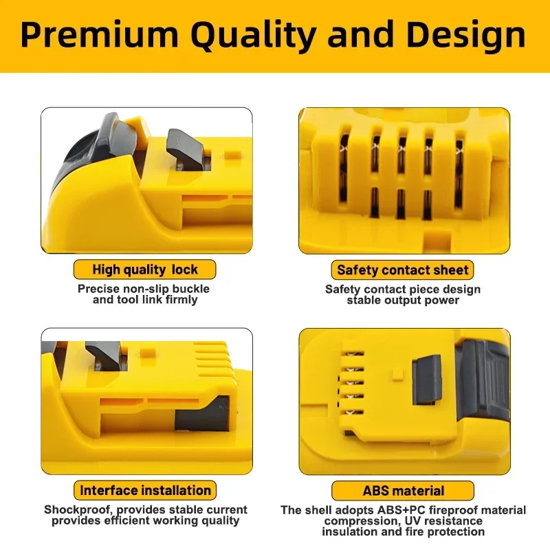 Pro dobíjecí baterie DeWalt DCB120 - DCB127 - 3000mAh 12V Max lithium-iontová náhradní baterie[OK] - náhled 6