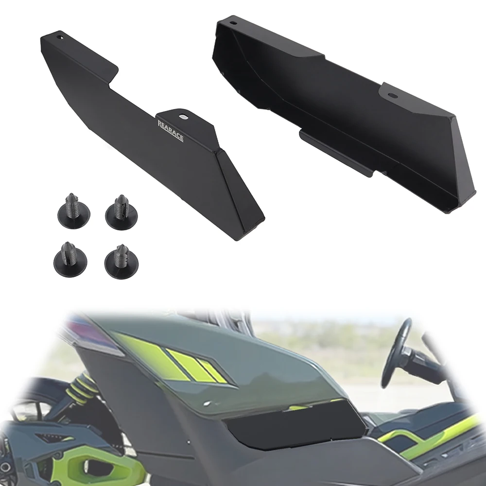 Motorcycle Aluminum Side Body Panel Gap Fillers Slingshot Base / SL LE / SLR GT LE / S / R / SLR LE / R LE For Polaris
