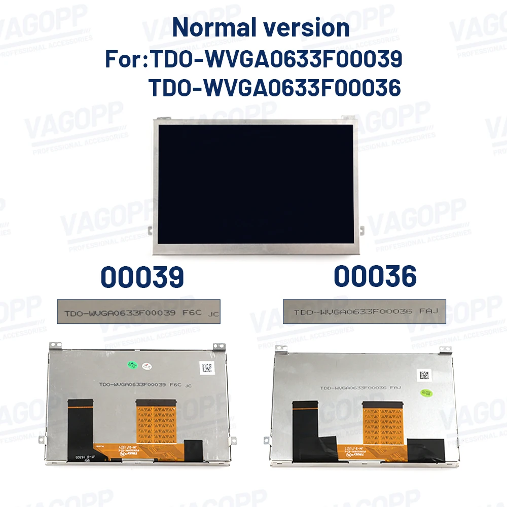 NEW 6.5 inch Touch Screen Display for VW MIB 682C/D/E/F/G Radio MIB 200B/H/M/D Navigation Player LCD STD2 PQ NAV  Setting