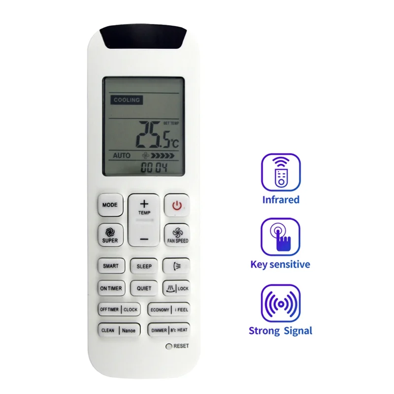 A69Z Remote Control Replace DG11R1-01 For Hisense Kemwood (HSN) Air Conditioner