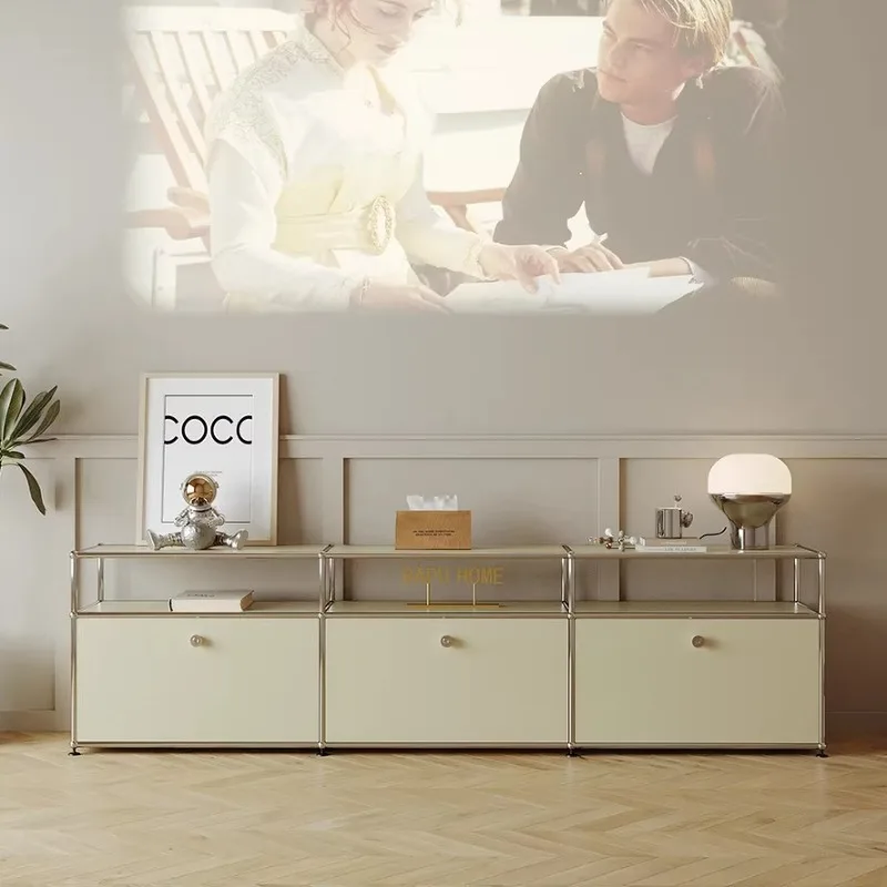 

Mid-century Shelf Tv Stand Saving Storage Floor Standing Mount Retro Tv Cabinet Luxury Holder Decoration Furniture Living Room