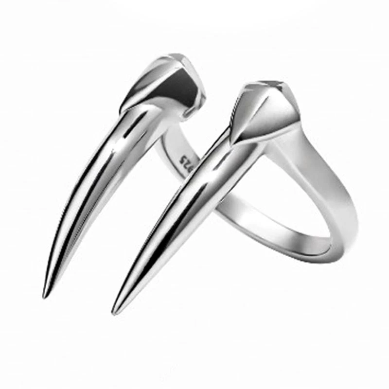 Unisex Ring Ig Popular Teens Girls Boys Flexible Animal Tusk Jewelry Vintage Tusk Engagement Rings Gift