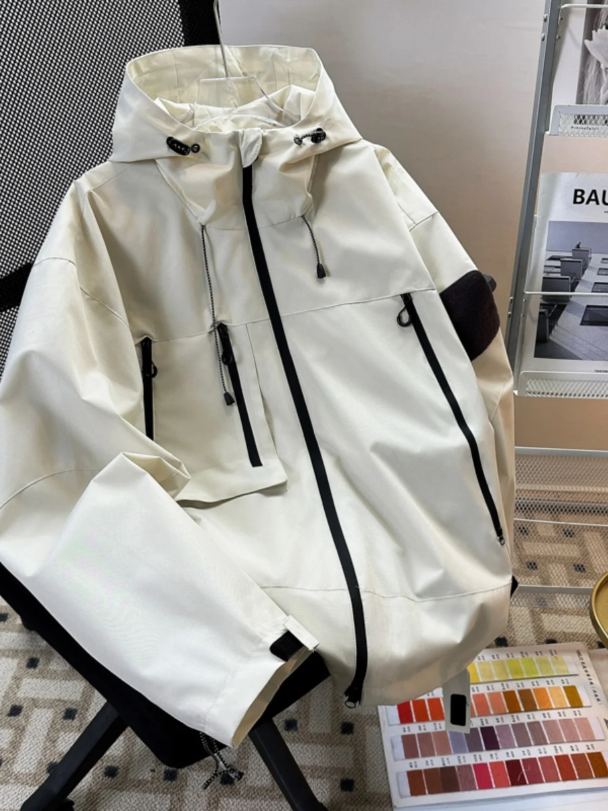 

Американская мужская куртка для активного отдыха, весна-осень, новая свободная ветрозащитная куртка для альпинизма, верхняя одежда для пар, молодежная мода