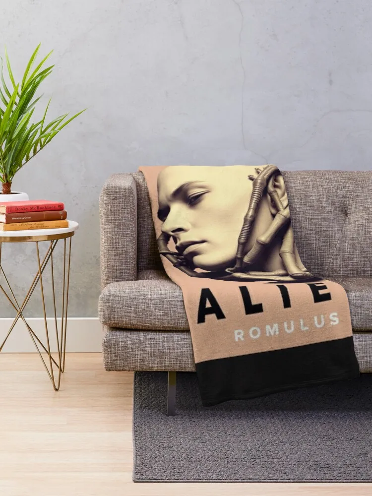 Alien Romulus. Throw Blanket Decorative Beds Retros decorative Warm Blankets