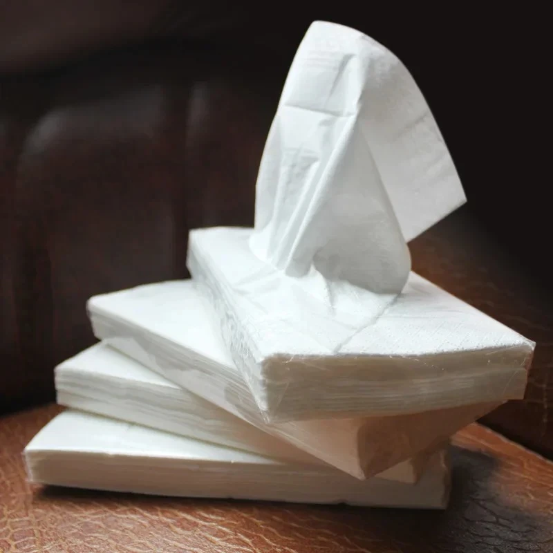 10/20PCS Rectangular Replacement Tissues Disposable Paper Tissues Suitable For Daily Kitchen Household Use Car Bathroom Paper