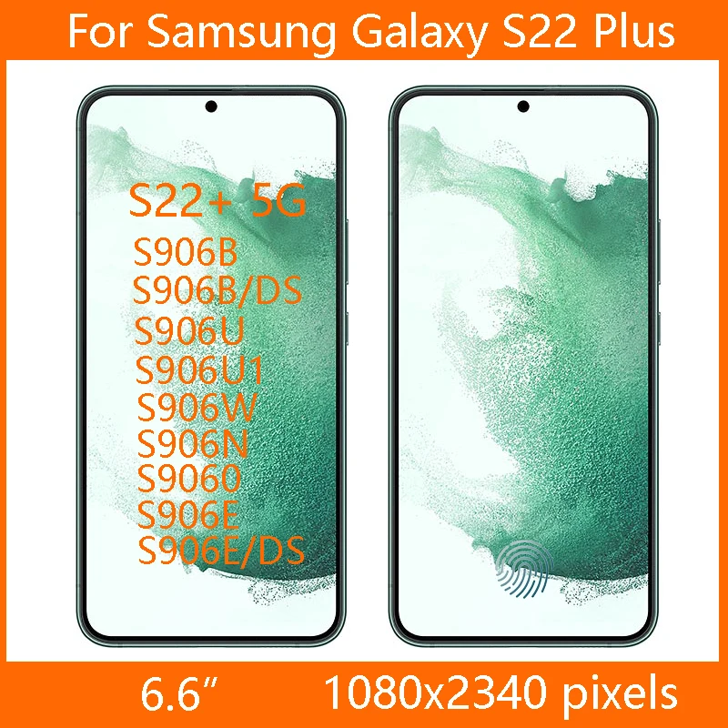 AMOLED Display For Samsung Galaxy S22 Plus LCD Display Touch Screen Assembly For Samsung S22+ S906B S906U S906W S906N S906E LC