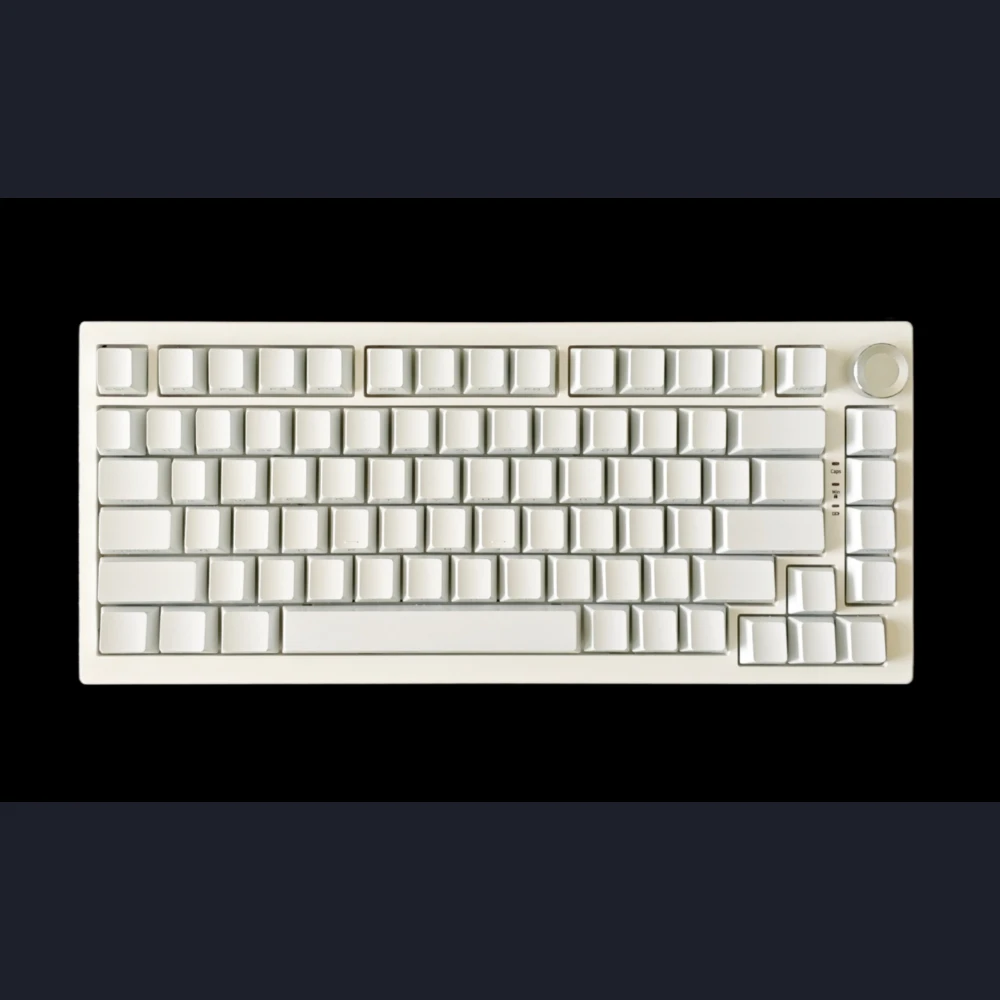 Plain Black White Keycaps Side Printed PBT key Caps for Mechanical Keyboard  60% 65% 68% 75% 85% 95%