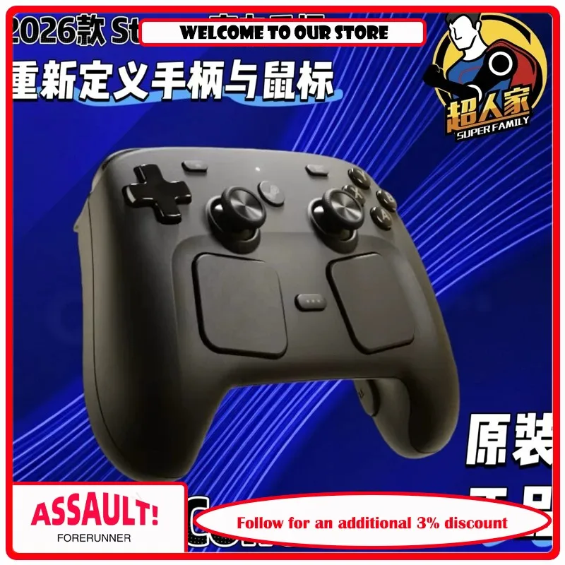 In Stock Steam Gamepad Steam Controller Official Wireless Controller Dual Touch Version Original Brand New