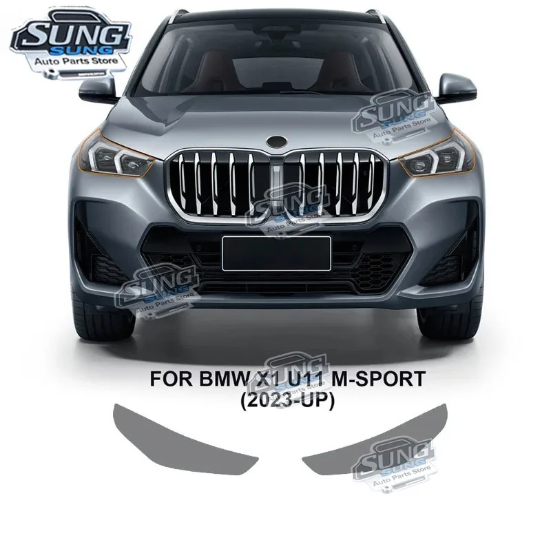 

For BMW X1 U11 M Sport 2023 Pre Cut Paint Protection Film Clear Accessories Transparent Black TPU Headlight Anti-scratch Sticker