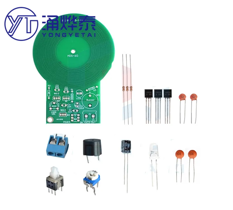 YYT 1PCS Metal detector diy metal detector kit electronic kit electronic DIY welding practice board