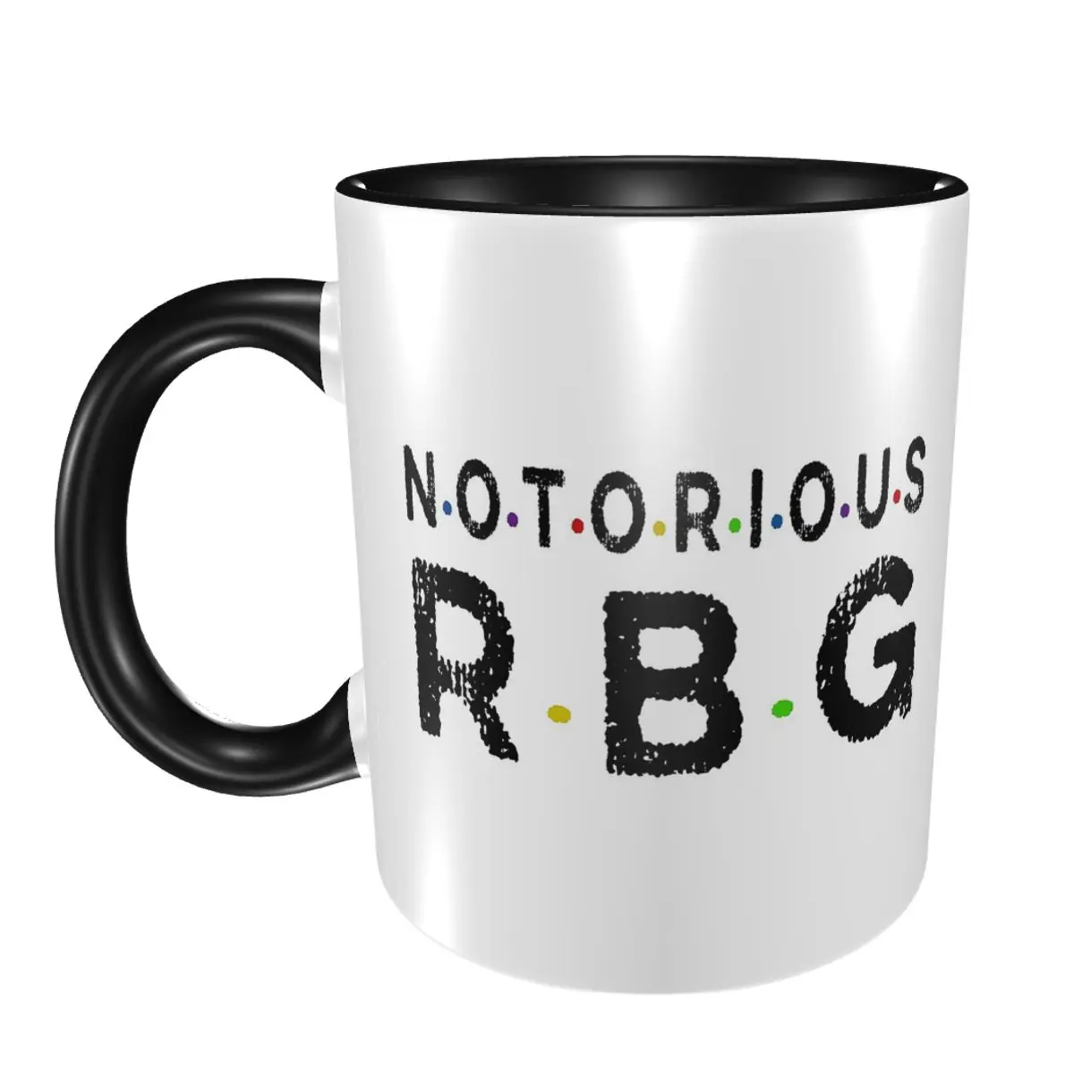 

Notorious RBG Ruth Bader Ginsburg Mug Funny Ceramic Coffee Cups Tea Mugs Milk Cup Drinkware Gift for Woman Man