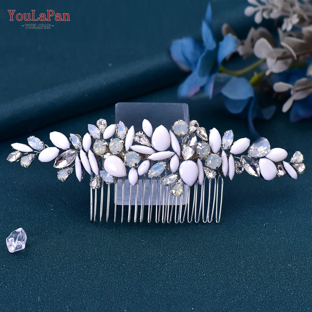 YouLaPan – pinces à cheveux de mariée HP318, épingles à cheveux de mariage, peigne avec strass, accessoires pour cheveux, peignes latéraux de mariée, couvre-chef pour femmes