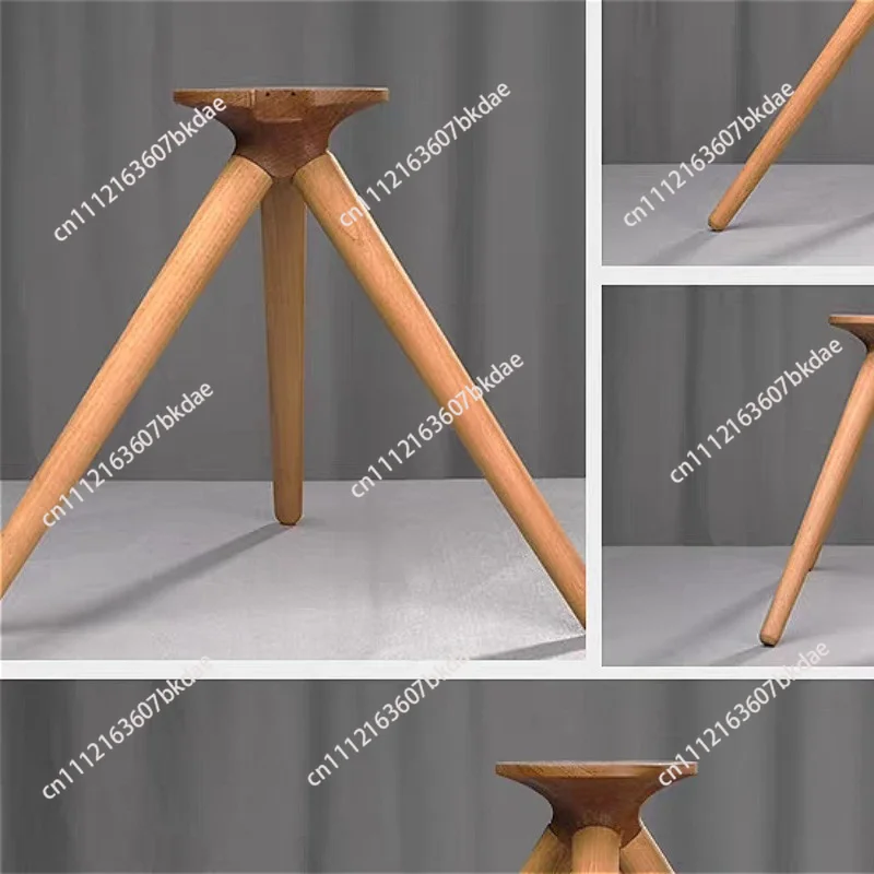 Solid Wood Rack Stand High Stable Tripod Holder