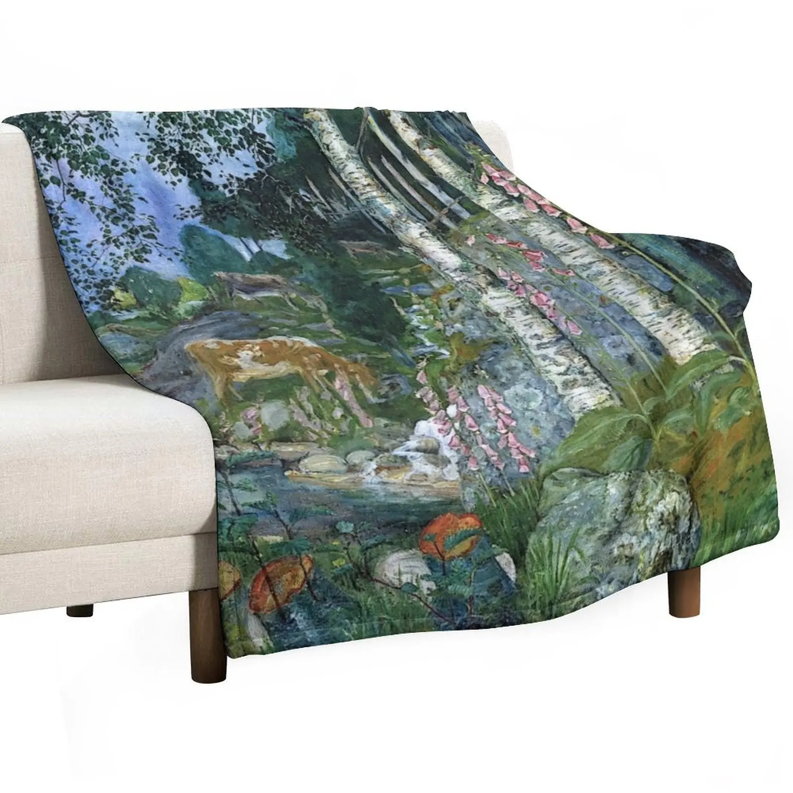 Nikolai Astrup Throw Blanket Sofas Tourist Blankets