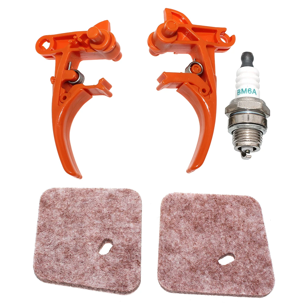 

Throttle trigger For Stihl FC55 FC55Z FC55-DZ FS38 FS38 2-Mix FS45 FS45C FS46 FS55 FS55R FS55R 2-Mix FS55T HL45 HL45Z KM55