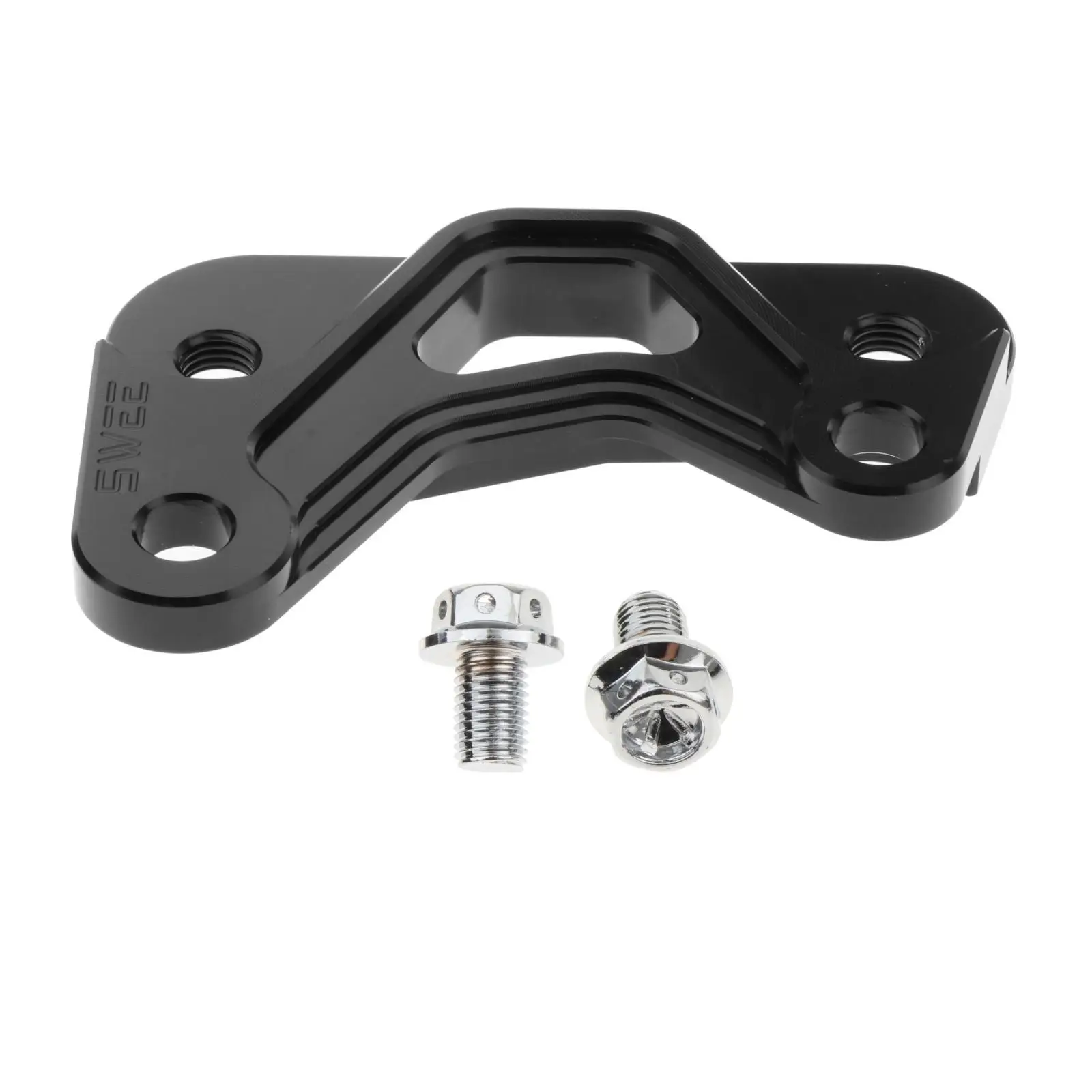 Motorcycle Caliper Adapter Code Black Durable Brake Caliper Bracket for Yamaha XMAX300 Disc Conversion