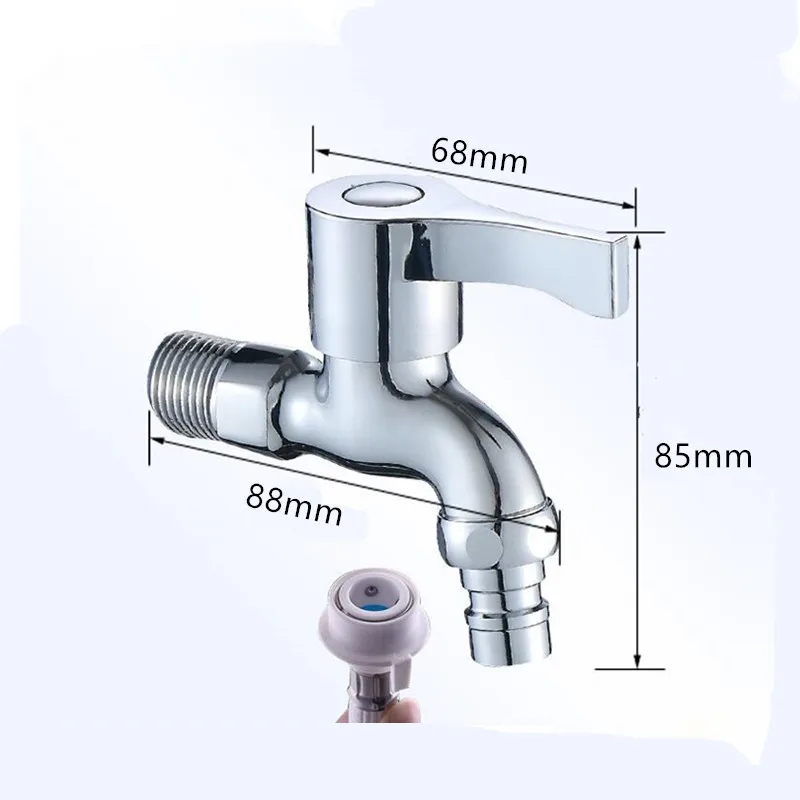 Brass Garden Sink Tap Outdoor Garden Faucet Tap Bathroom Kitchen Tap Bibcock Laundary Washing Machine Faucet