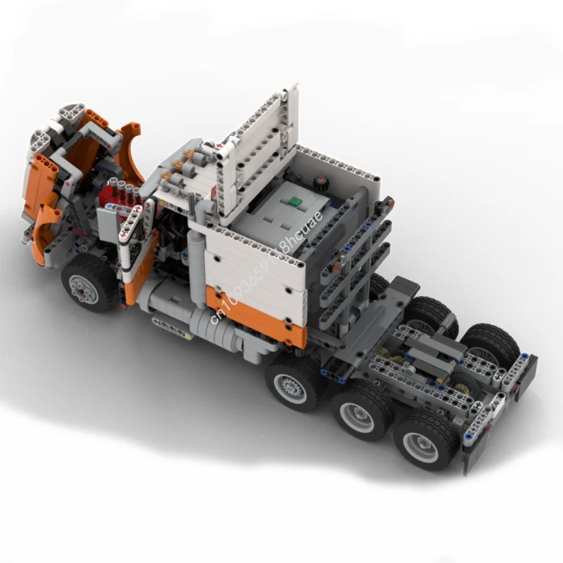 1303pcs MOC Semi Truck Control Mod Technical Model Building Christmas Gift Blocks Construction Creative Brick Kids Toys Birthday