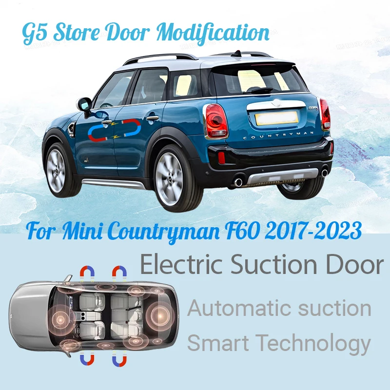 

For Mini Countryman F60 2017-2023 Car Electric Suction Door Power-assisted Closing Door Soft-close Function
