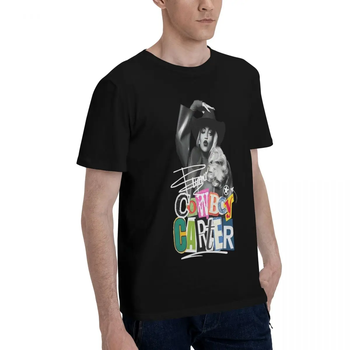 Movement Cowboy Carter Poster Art T-shirts Champion Creative Top quality Home USA Size