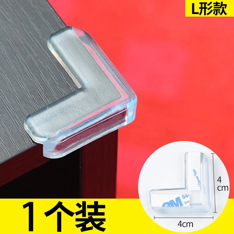 Child Baby Safety Silicone Protector Table Soft Transparent Children Anti Collision Table Corner Edge Protection Cover