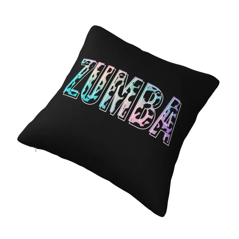 Custom Zumbas Dance Leopard Luxury Pillow Cover Chair Cushion