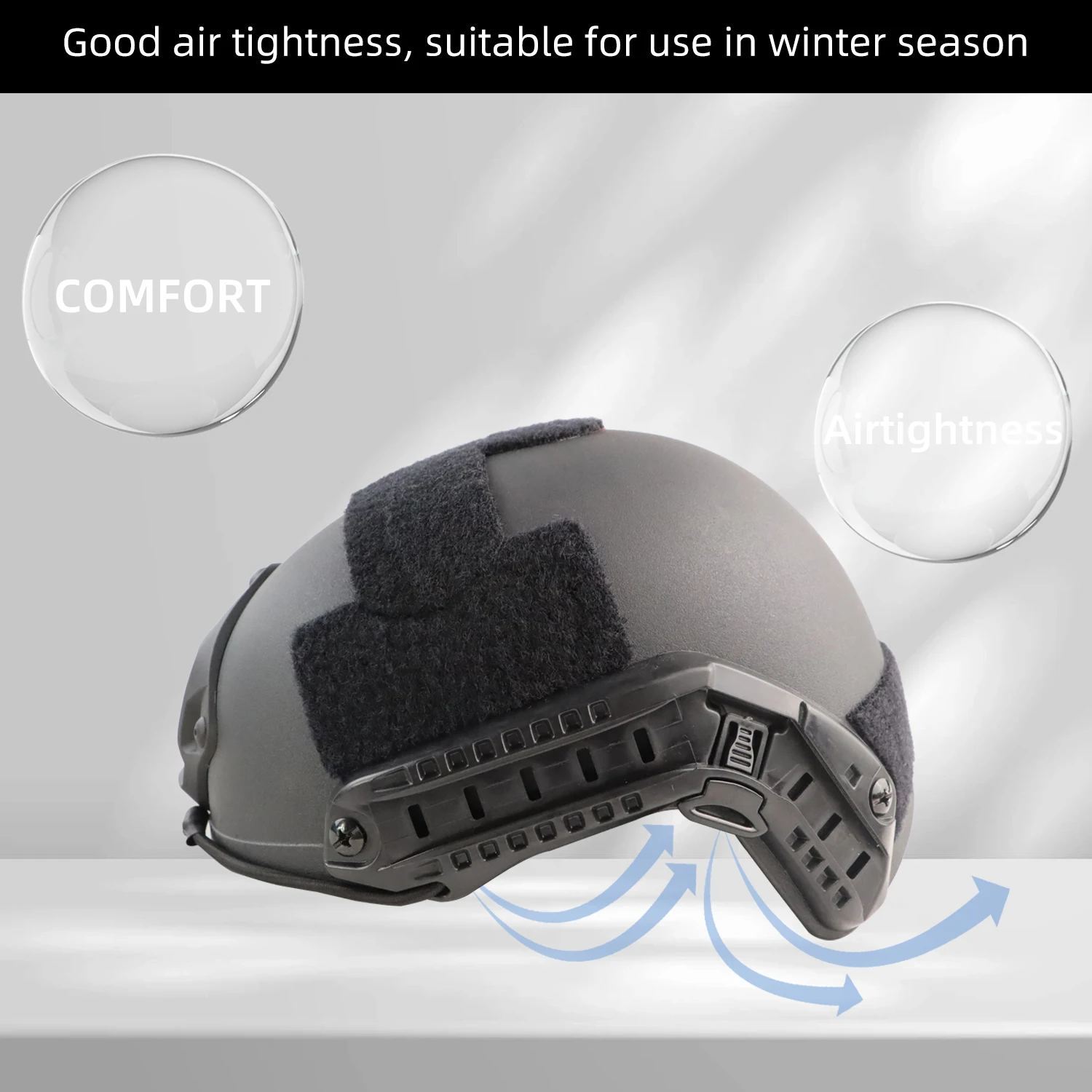 BOOIU Casco táctico ABS para Airsoft – Resistente y protector - imagen 2