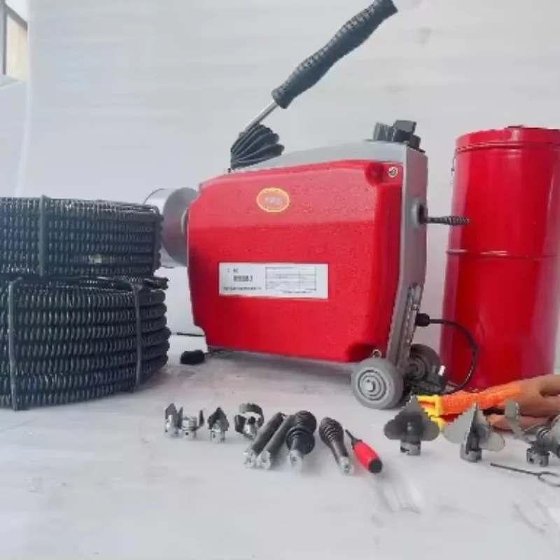 

Hot Sale 370W Sewer Cleaning Machine for Africa 50 Mm-200 Mm Pipe Cleaner for Pipe Cleaning Machine D150