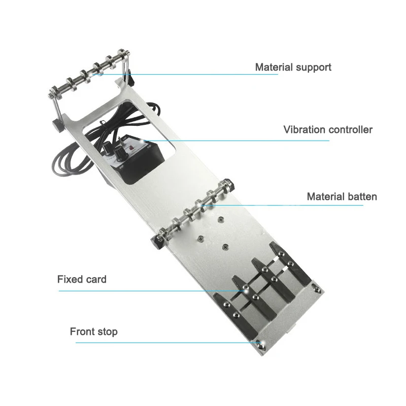 3 Tube Vibration Feeder Tubular SMT Placement Machine Width 100MM Adjustable Amplitude For Different Specifications Of Materials