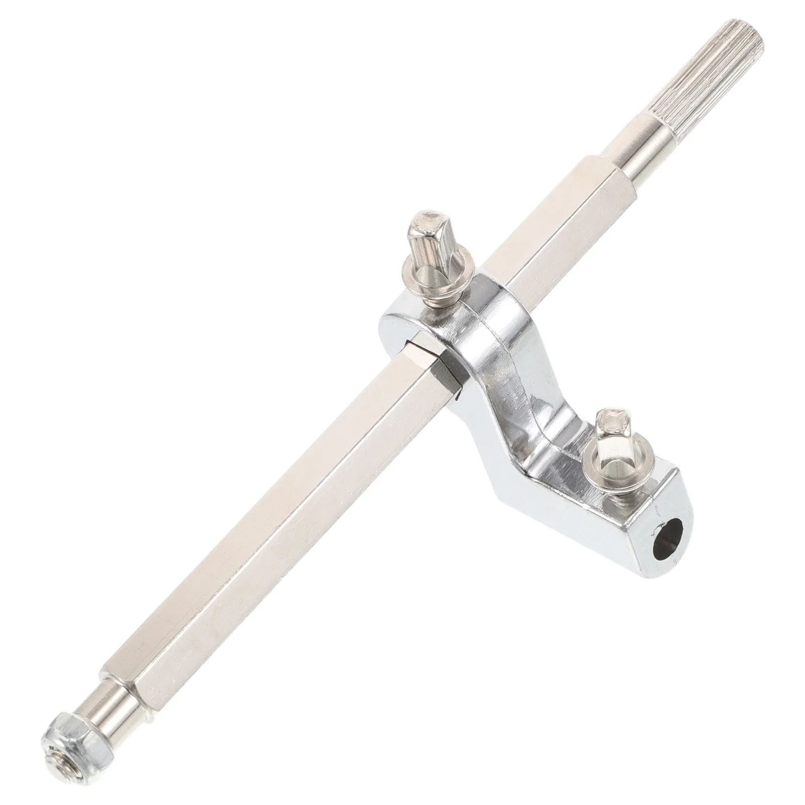 2 unidades de varilla de conexión para soporte de palmeta de pedal de bombo, ajuste de precisión, eje de transmisión de rotación suave para kit de batería de jazz con pedal doble